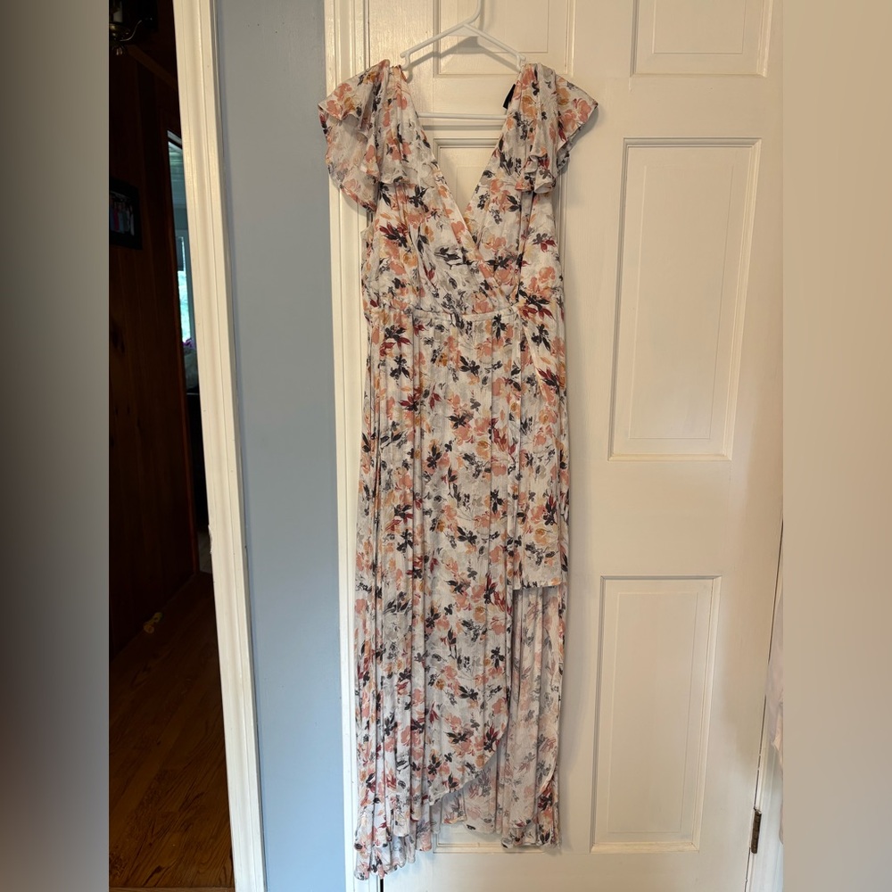 Floral dress with built in shorts. Torrid size 0.